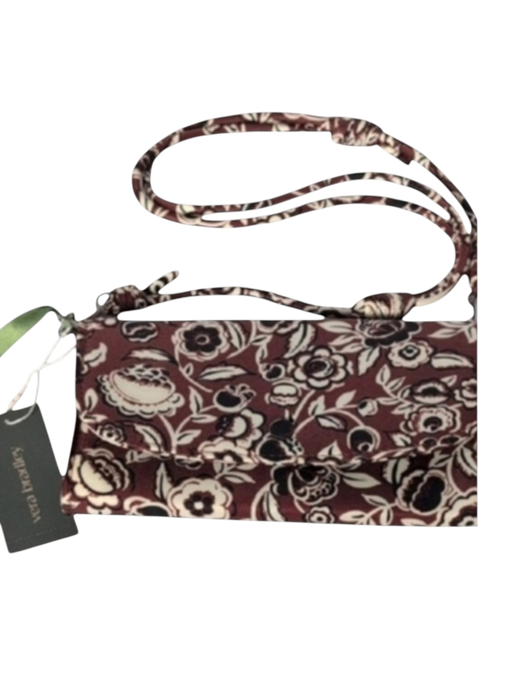 Vera Bradley Wildwood Wallet Crossbody in Bubby Flowers Cinnamon